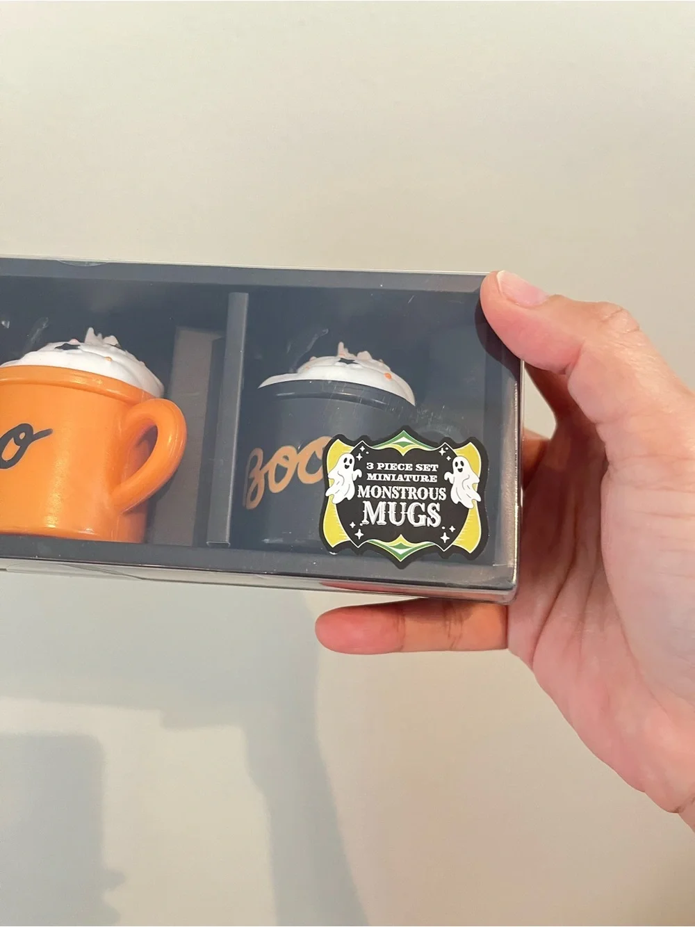 New Target Bullseye Playground Halloween Miniature Mugs Set of 3